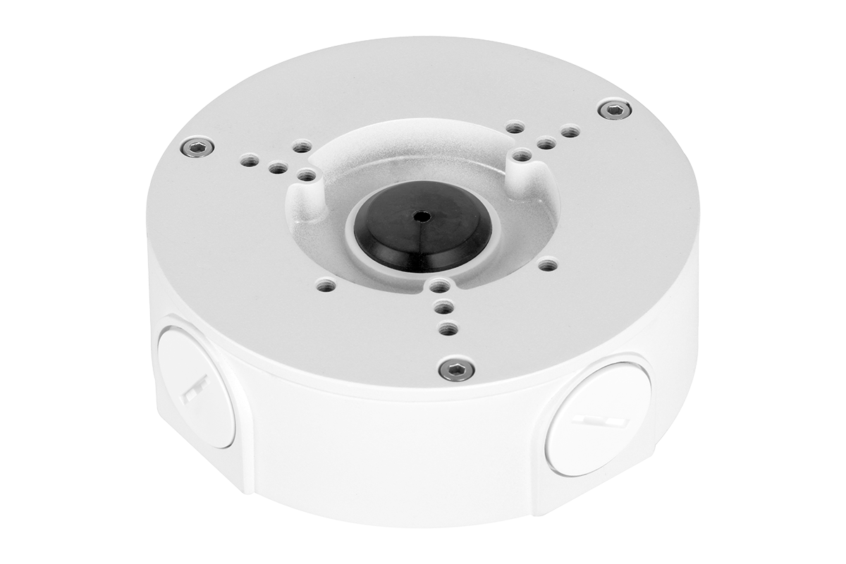 Outdoor Round Junction Box for 3 Screw Base Cameras (Metal)