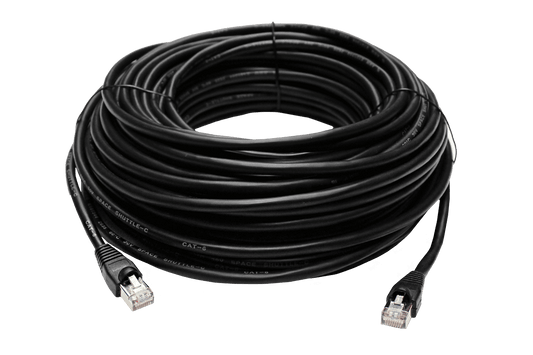 300ft CAT6 Outdoor Extension Cable, Weather Shielded, cUL CMR Riser Rated, UV Treated, Direct Burial Underground - Open Box
