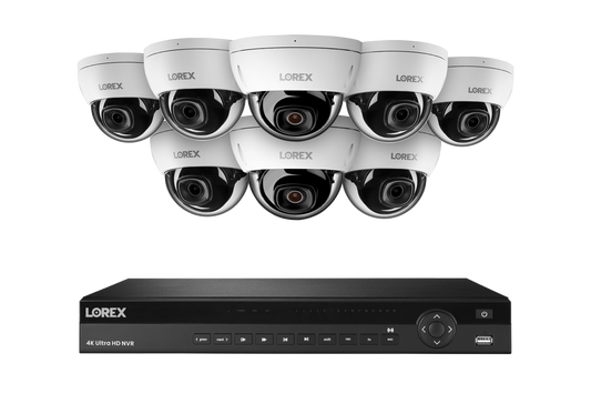 Lorex Elite Series 4K 16 Camera Capable 4TB Wired NVR System with 4MP (2K) A4 IP Dome Cameras
