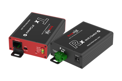Professional Single Port IP & PoE over 2-Wire Set (600m/2000ft end-to-end converters)