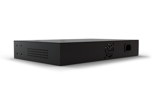 Lorex 16-Port Unmanaged Switch (8-port ePoE and 8-port PoE+) and 250W Power Budget