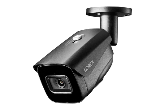 Lorex 4K IP Wired Bullet Security Camera with Listen-in Audio and Real-Time 30FPS Recording