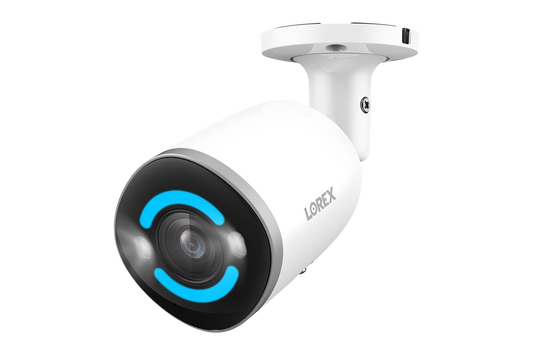 Lorex H15 4K Smart Security Lighting Deterrence Bullet AI PoE IP Wired Cameras
