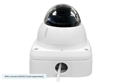 Outdoor Square Junction Box for Turret and Dome Camera (Metal)