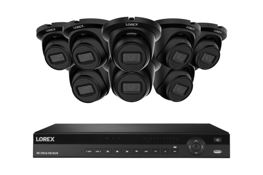Lorex Elite Series 4K 16 Camera Capable 6TB Wired NVR System with 4MP (2K) A4 IP Turret Cameras