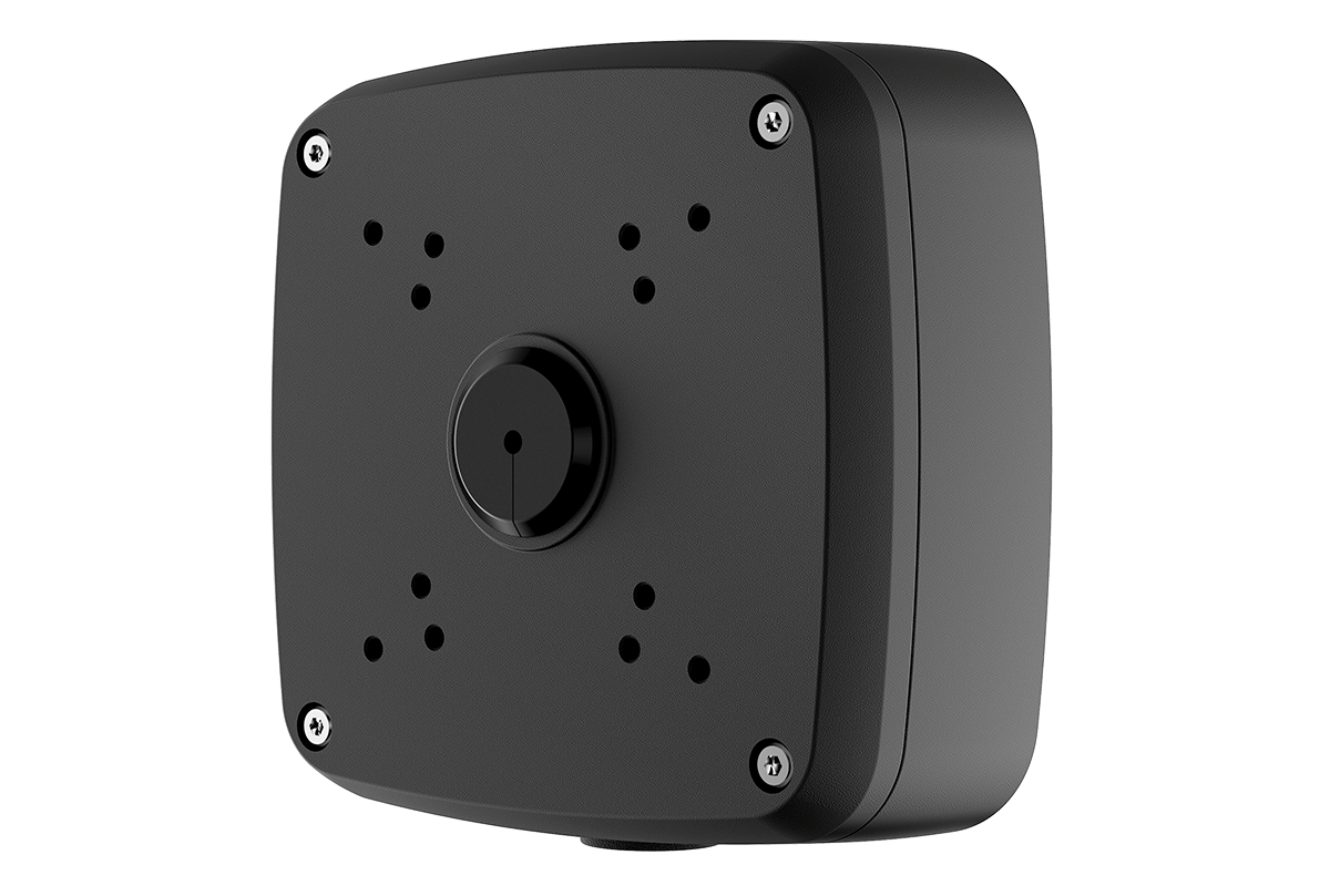 Outdoor Square Junction Box for 4 Screw Base Cameras (Metal) - Open Box