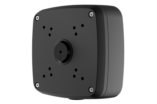 Outdoor Square Junction Box for 4 Screw Base Cameras (Metal)