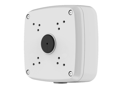 Outdoor Square Junction Box for 4 Screw Base Cameras (Metal) - Open Box