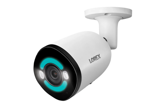 Lorex 4K+ 12MP IP Wired Bullet Security Camera with Smart Security Lighting (Open Box)